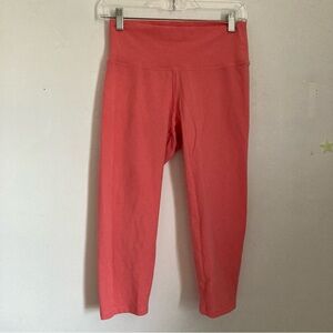 Old Navy Active capri  balance leggings salmon/orange women’s L go dry fabric